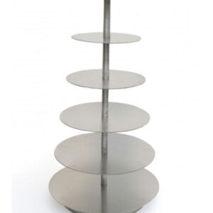 Βάση Τούρτας Γάμου Αλουμινίου (2,3,4,5,6 Ορόφων)