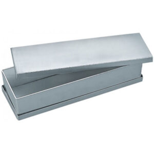 Φόρμα Παγωτού Αλουμινίου 1Kg Παραλληλόγραμμη 25x8x5cm