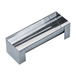 Φόρμα Τούρτας Παγωτού Οβάλ Ανοξείδωτη 25x9x6cm