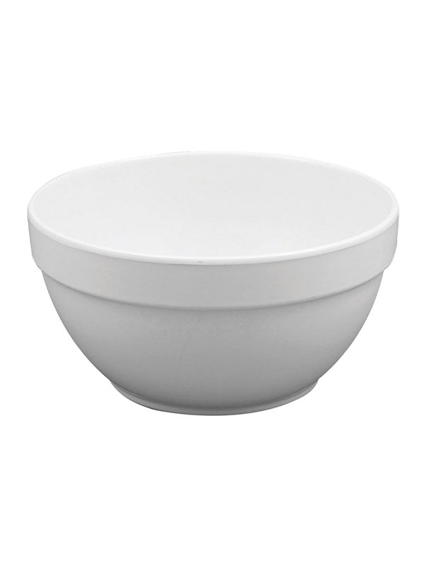 Μπολ Μελαμίνης Στρογγυλό Λευκό