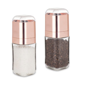 Μύλος Γυάλινος Με Μπρονζέ Καπάκι