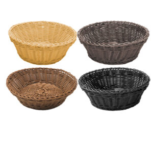 Ψωμιέρα Στρογγυλή Rattan