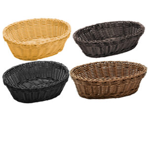 Ψωμιέρα Οβάλ Rattan