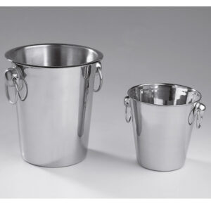 Σαμπανιέρα Inox "Κρίκοι" 21X21cm