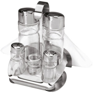 Λαδόξυδο Σετ Inox 6 Θέσεων