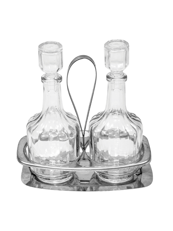 Λαδόξυδο Σετ Inox 2 Θέσεων