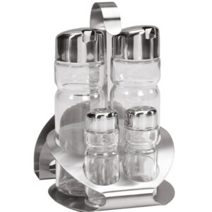 Λαδόξυδο Σετ Inox 5 Θέσεων