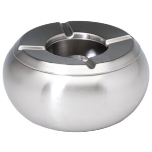 Σταχτοδοχείο Inox Αντιανεμικό Πομπέ