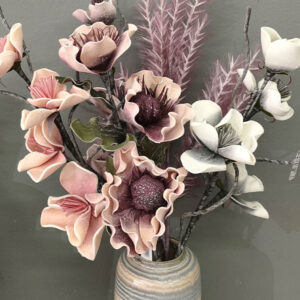 Διακοσμητικά Λουλούδια Foam Σύνθεση 56