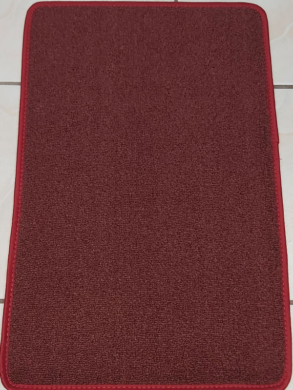 Πατάκι Alba Κόκκινο Με Πλαστικό Υπόστρωμα