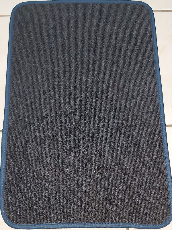 Πατάκι Alba Μπλε Με Πλαστικό Υπόστρωμα