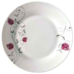πιάτο ρηχό rose 24cm λευκή πορσελάνη