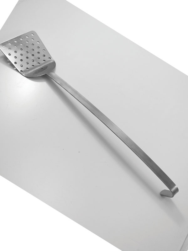 Σπάτουλα Μονοκόμματη Επαγγελματική Inox Τρυπητή 49cm