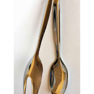 Λαβίδα Σπάτουλα Με Πιρούνα Inox 24cm