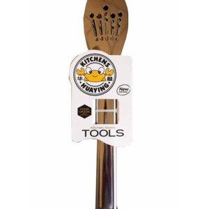 Λαβίδα Σπάτουλα Με Τρύπες Inox 24cm