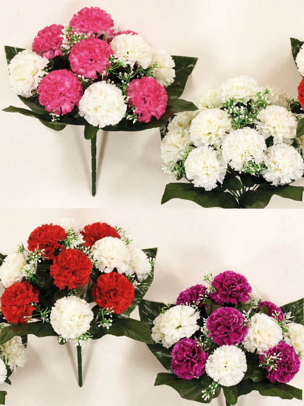 Διακοσμητικά Λουλούδια Σύνθεση Γαρύφαλλο (40071-12)