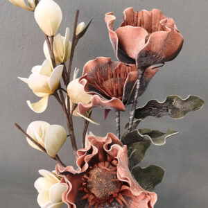 Διακοσμητικά Λουλούδια Foam Σύνθεση 6