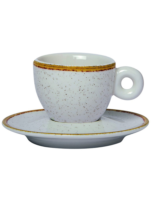 Φλυτζάνι Cappuccino Πορσελάνης "Ivory" 200ml Σετ