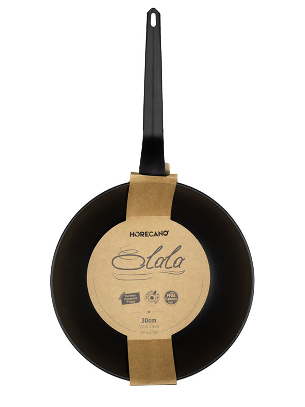 Τηγάνι Σιδερένιο Αντικολλητικό Wok Olala