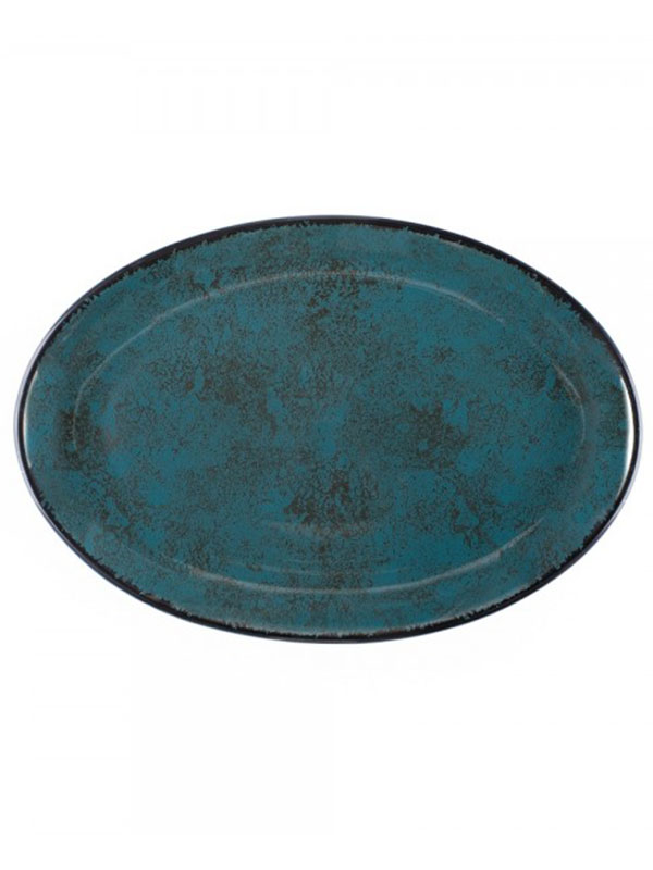 Πιατέλα "Oriana Ferelli" Οβάλ Teal