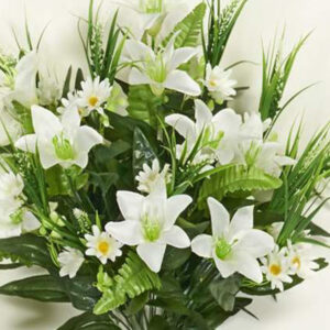 Διακοσμητικά Λουλούδια Σύνθεση Λίλιουμ Μαργαρίτες