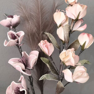 Διακοσμητικά Λουλούδια Foam Σύνθεση 23