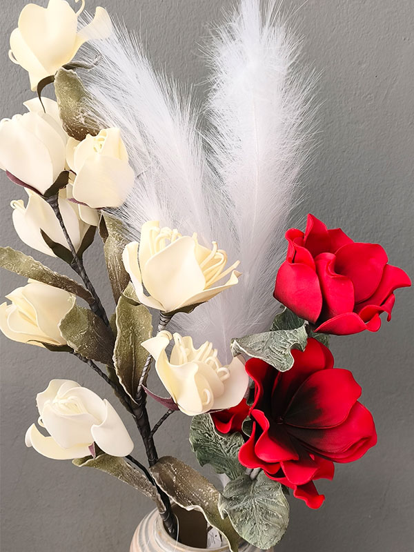 Λουλούδια Διακοσμητικά Foam Σύνθεση 58