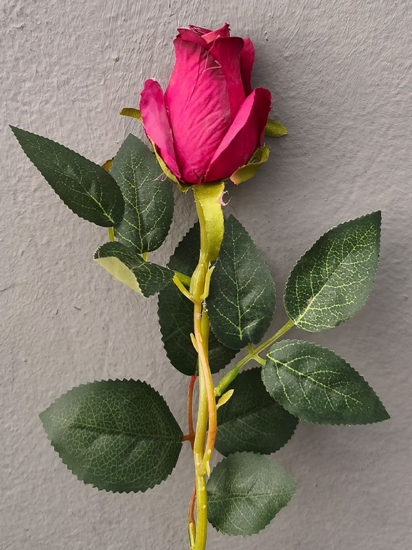 Διακοσμητικά Λουλούδια Κλαδί Μπουμπούκι Τριαντάφυλλο (22151) - Image 3