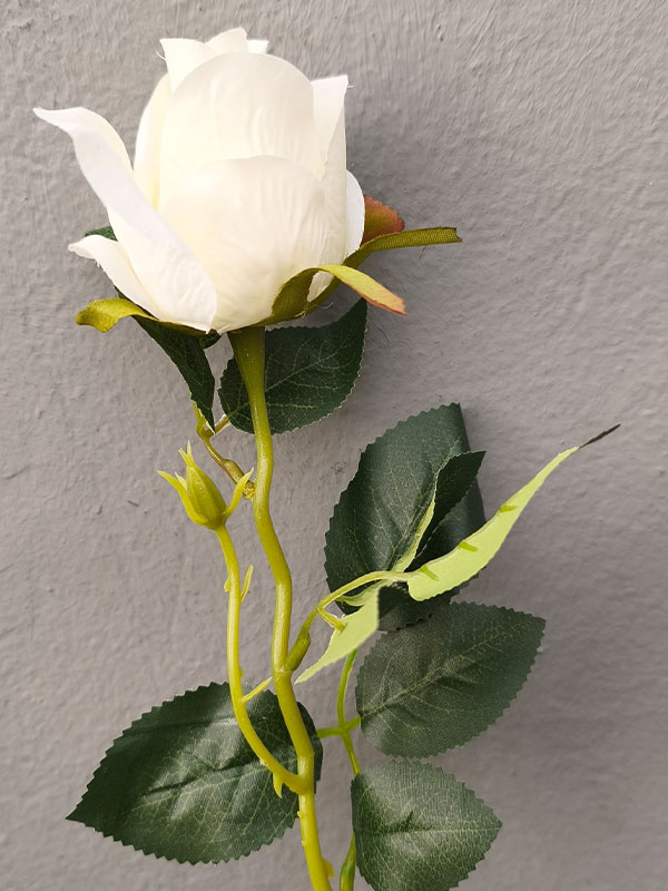 Διακοσμητικά Λουλούδια Κλαδί Μπουμπούκι Τριαντάφυλλο (22151) - Image 4