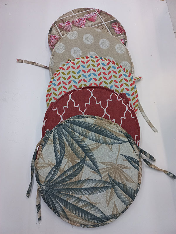 Μαξιλάρι Ρέλι Στρογγυλό Εμπριμέ