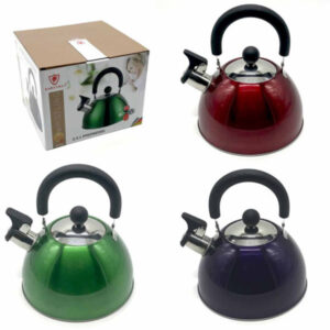 Τσαγιερό 2.5 Λίτρα Inox Βαμμένο