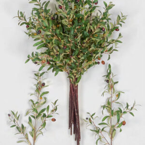 Διακοσμητικά Λουλούδια Κλαδί Ελιά (25008)