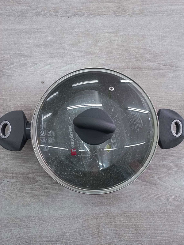 Κατσαρόλα Πέτρινη (Ταβάς) Orion Με Καπάκι - Image 2