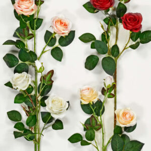 Διακοσμητικά Λουλούδια Κλαδί Τριαντάφυλλο (38014)