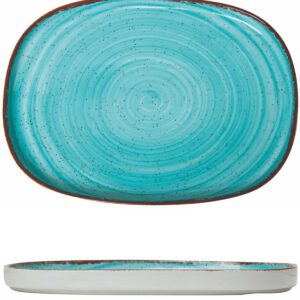Πιατέλα "Tiffany" Οβάλ Επίπεδη Πορσελάνης