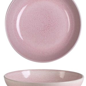 Σαλατιέρα "Pink" Reactive Glaze 22cm x 5hcm