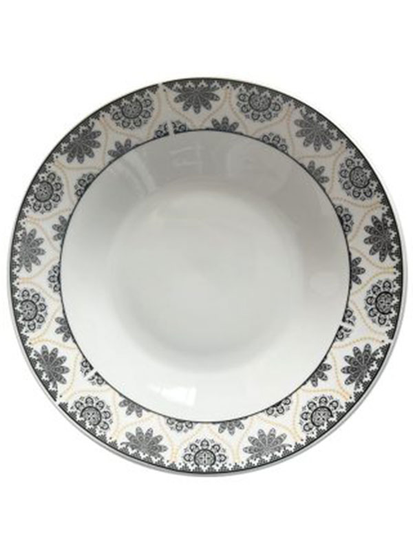 Πιάτο Βαθύ Πορσελάνη Siena 23cm (6τεμ)