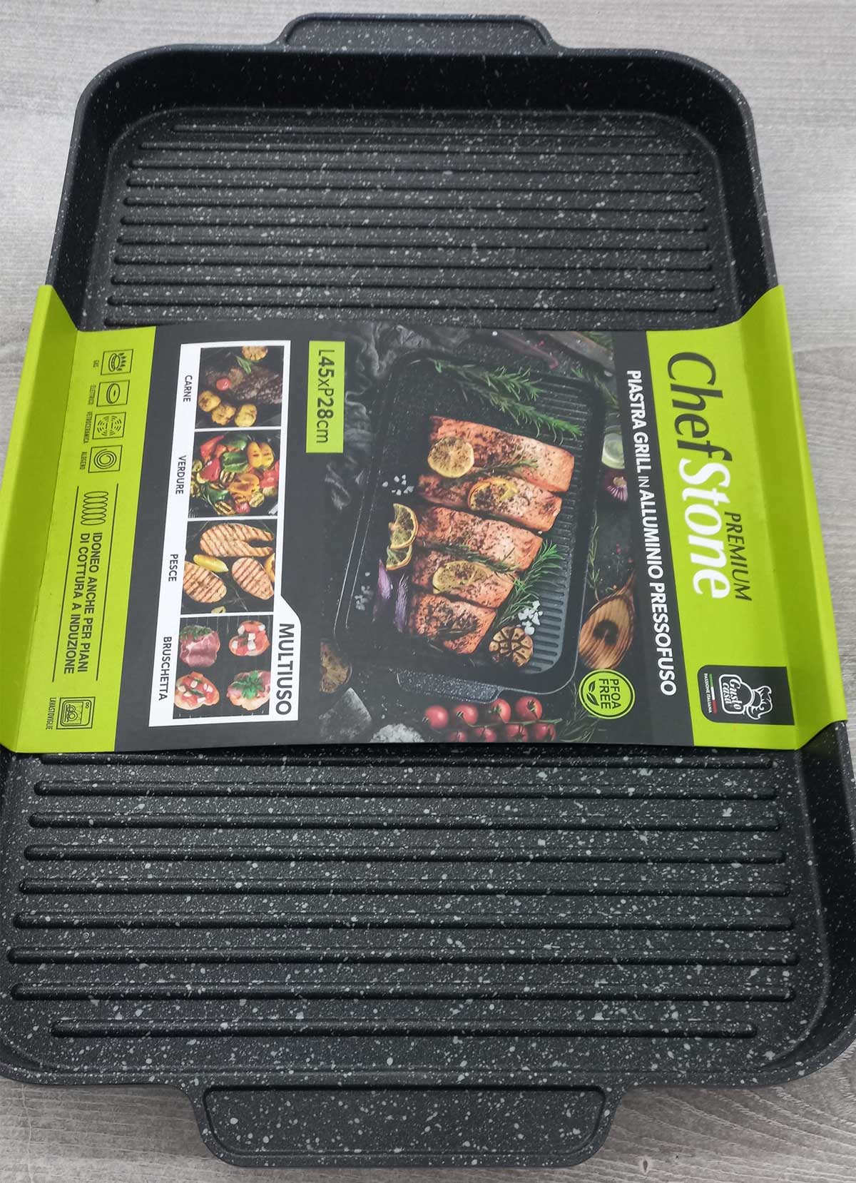 Πλάκα Ψησίματος Αντικολλητική Ιταλίας Ραβδωτή - Image 4