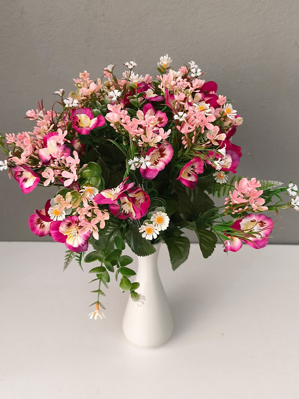 Διακοσμητικά Λουλούδια Σύνθεση Πανσές (32050)