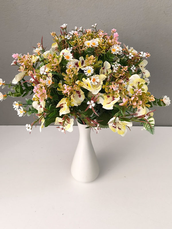 Διακοσμητικά Λουλούδια Σύνθεση Πανσές (32050) - Image 2