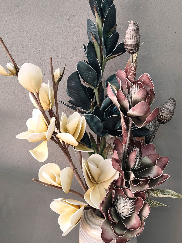 Διακοσμητικά Λουλούδια Foam Σύνθεση 49