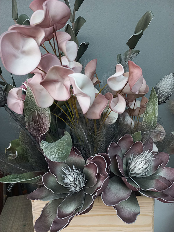 Διακοσμητικά Λουλούδια Foam Σύνθεση 35