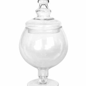 Μπισκοτιέρα Γυάλινη Με Πόδι 1500ml