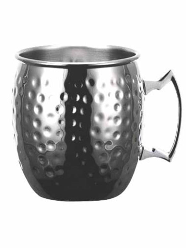 Κούπα Mule Inox Σφυρήλατη Μαύρη 600ml