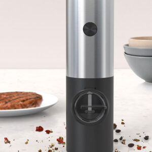 Μύλος Ηλεκτρικός Inox Μαύρος Επαναφορτιζόμενος USB-C 25W