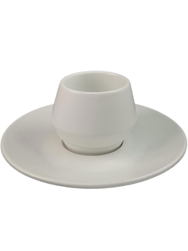 Φλυτζάνι Cappuccino Πορσελάνης Lunik Στοιβαζόμενο 210ml - Image 2