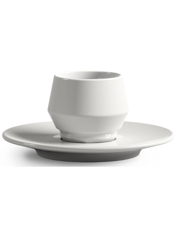 Φλυτζάνι Cappuccino Πορσελάνης Lunik Στοιβαζόμενο 210ml