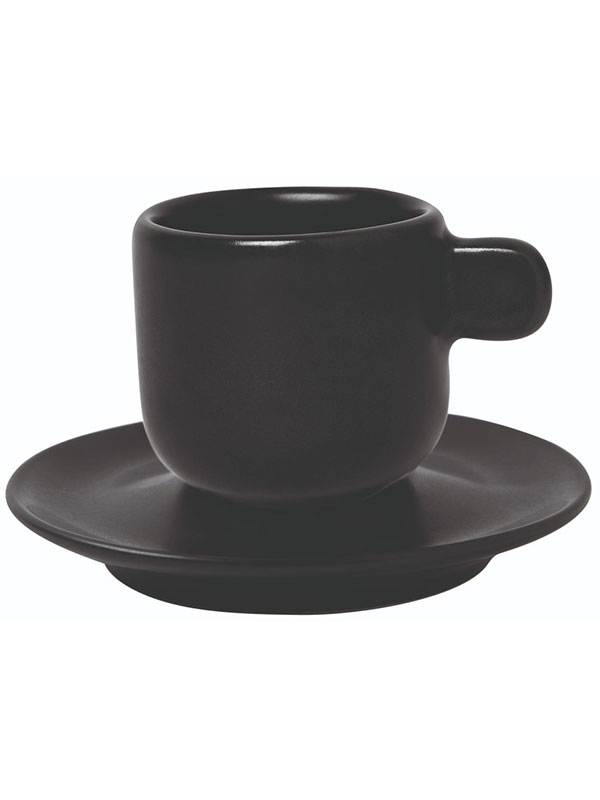 Φλυτζάνι Cappuccino Πορσελάνης Σετ Parma 200ml Με πιατάκι 16cm