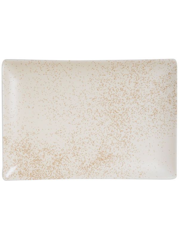 Πιατέλα "Sand" Ορθογώνια Πορσελάνης