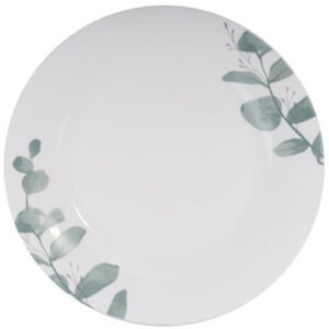 πιάτο ρηχό green leaf aria eaton 25.5cm πράσινο